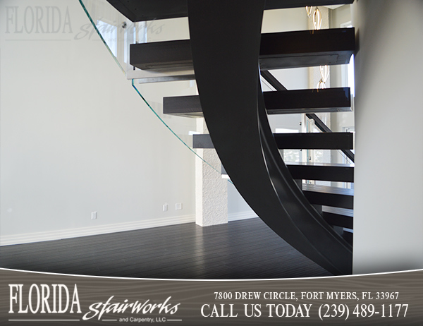 Curved Stairways in Cape Coral FL