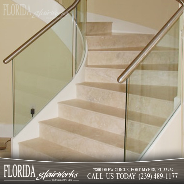 Marble Stairways in Ft Myers Florida
