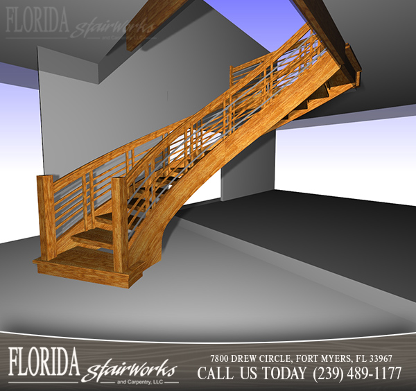 Stairway Design and Layout in Sanibel Island Florida