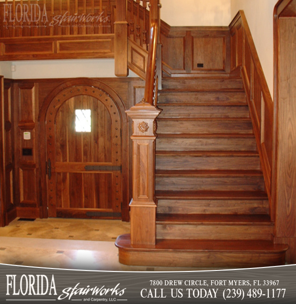 Walnut Stairways in Sanibel Island Florida